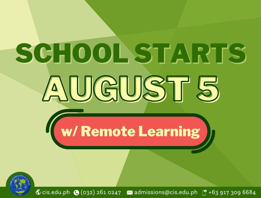 cisdragons's tweet photo. One more week and we're "back to school" with remote learning! We're excited to virtually interact with our students once again for a brand new school year full of exciting learnings ahead.

Enrollment is open anytime of the year and we continue to accept admissions inquiries! https://t.co/tTQeSz49uY
