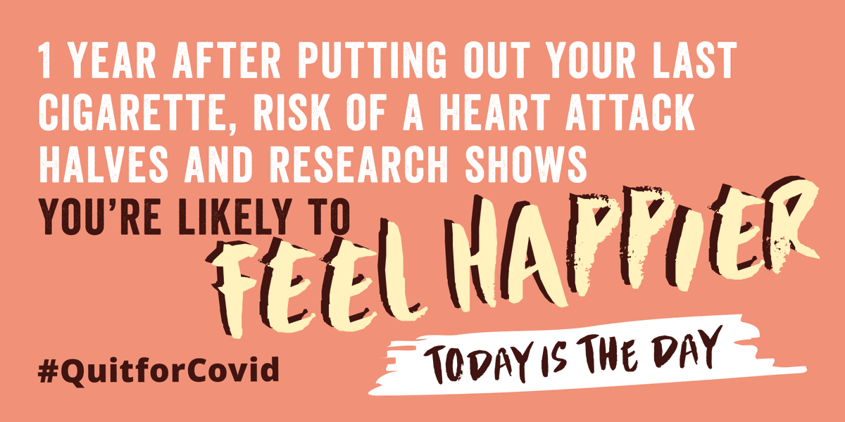 HealthWorcs's tweet image. Are you ready to say goodbye to smoking? The health benefits from quitting smoking start from the moment you stop. Find out how and make today the day that you give quitting a go nhs.uk/oneyou/for-you… when-you-quit-smoking/ #QuitForCovid