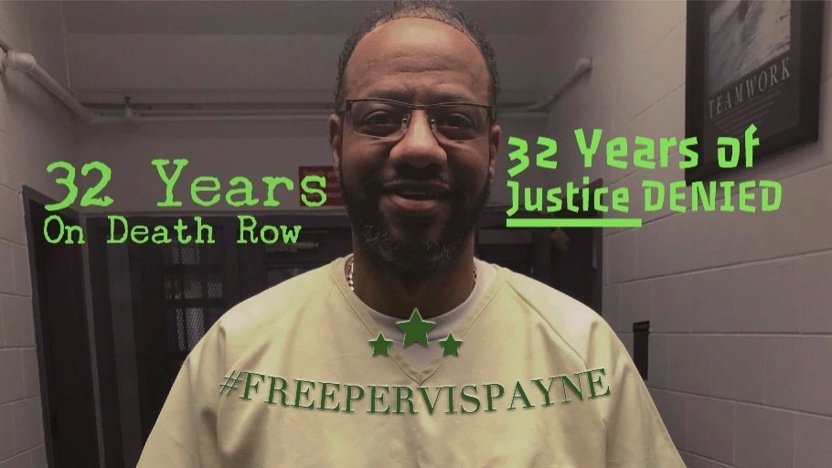 KarineOmry's tweet photo. 1. Despite maintaining his innocence for 32 years #PervisPayne is scheduled to be executed by the state of Tennessee on Dec. 3. Recently his legal team discovered evidence hidden by the state of TN. @innocence has joined his team in filing a legal petition for DNA testing. https://t.co/iRF8LWeCKG