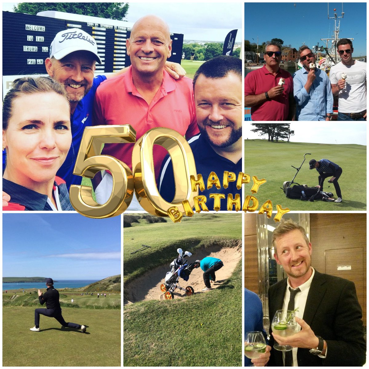 One of my absolute favourite humans on the planet is the big 50 today!!!! <a href="/SagaUK/">Saga</a>  please add him to your mailing list 🤣 least he's eligible for the Seniors Tour! #everycloud #oldie #funniestfiftyyearold  #happybirthdaybondy ! 🎂💕 <a href="/Liambondgolf/">Liam bond</a> <a href="/LiamBondGA/">LiamBondGolfAcademy</a> 👴