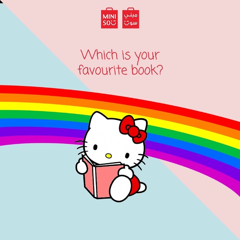miniso_uae's tweet photo. Our kitty loves reading books, do you also like reading books? Which is your all time favourite book?😎😍
#miniso #minisouae #hellokitty #newseries #newcollection #love #fashion #style #follow #postoftheday #lovelife #loveminiso #book #reading #lovebooks #lovereading https://t.co/9dJSdBJpdR