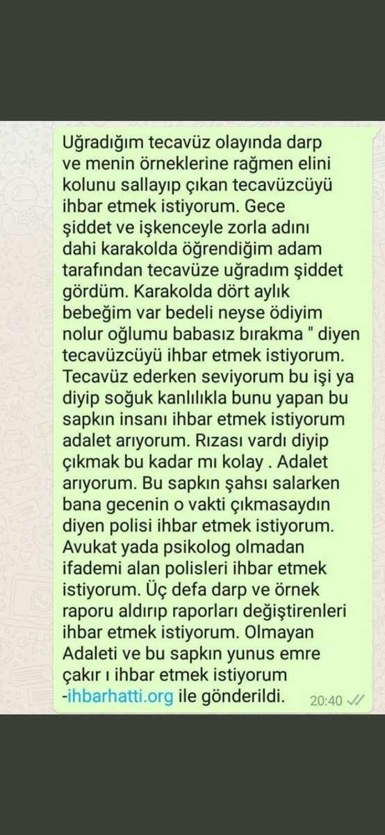 Bir kadın istediği saatte çıkar, istediğini giyinir.. Siz uçkurunuza sahip çıkacaksınız. Gencecik bir kızın hayatını mahvetmeye hakkınız yok. Bu ülkenin kolluk kuvvetlerinin de o saatte ne işi vardı diye sorgulama hakkı yok #gamzeyesesol #YunusEmreCakırTutuklansın