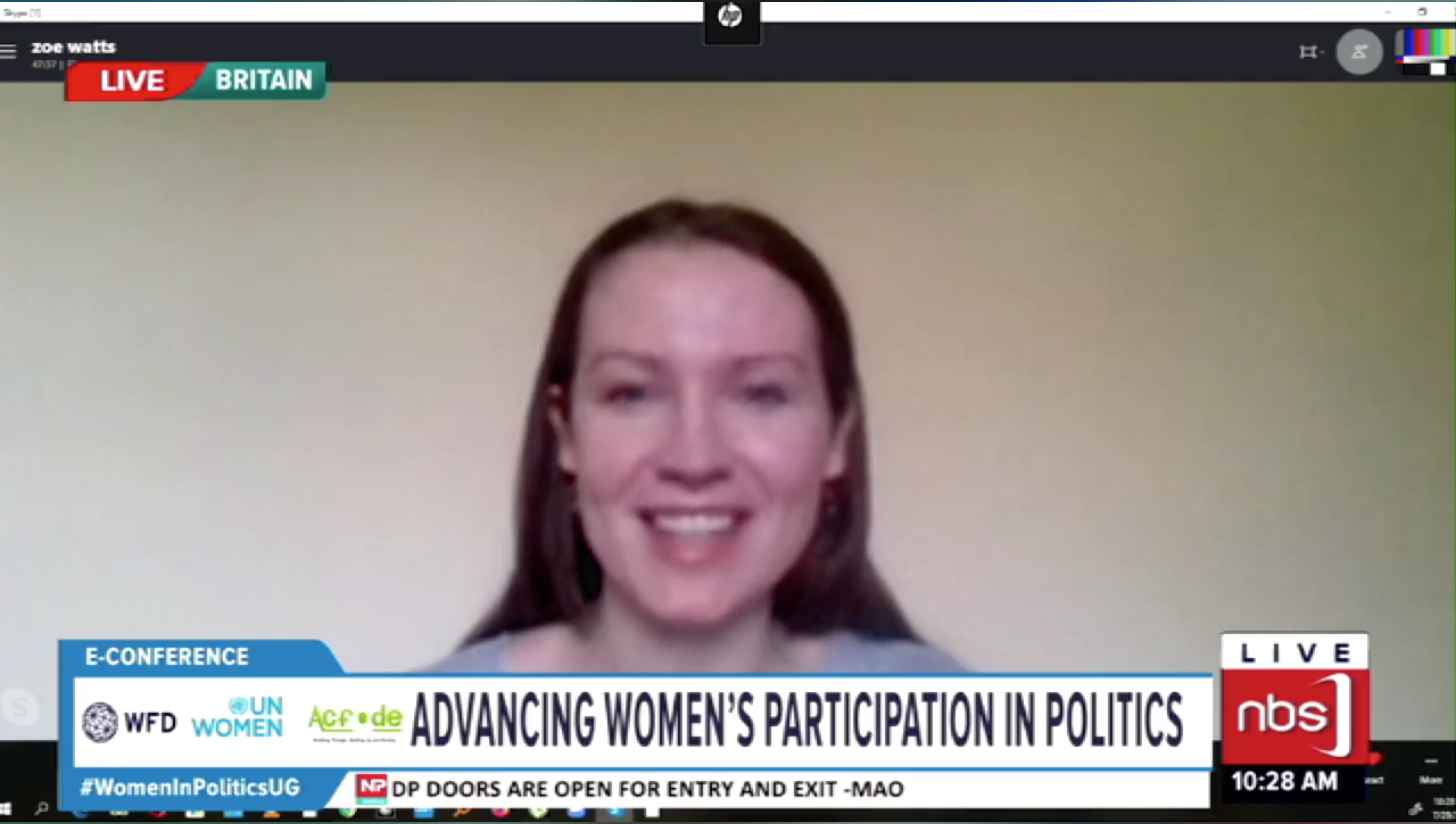 NBS Television on X: @WFD_Uganda Africa Regional Director- Zoe Oliver-Watts:  This is are an opportunity for us to have this conversation. It is a real  privilege to speak to this important group