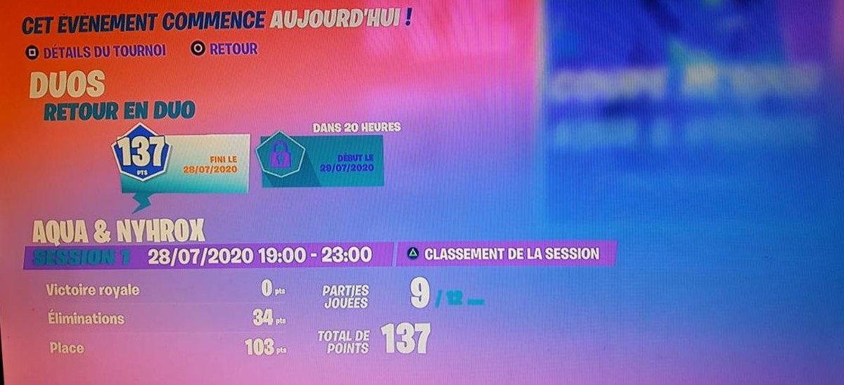 TeamIm7's tweet photo. Hier soir, durant la Duo Cup Aqua &amp; Nyhrox Throwback, nos joueurs se sont plutôt bien débrouillés en général sans pour autant avoir perf !

1/ @MokrzIm &amp; @IXoeriz : 207 points
2/ @ImStrix1 avec son duo : 193 points
3/ @tad_tv  &amp; @ImFaucon_ : 137 points

#IMchampions https://t.co/yNEeekkNyS