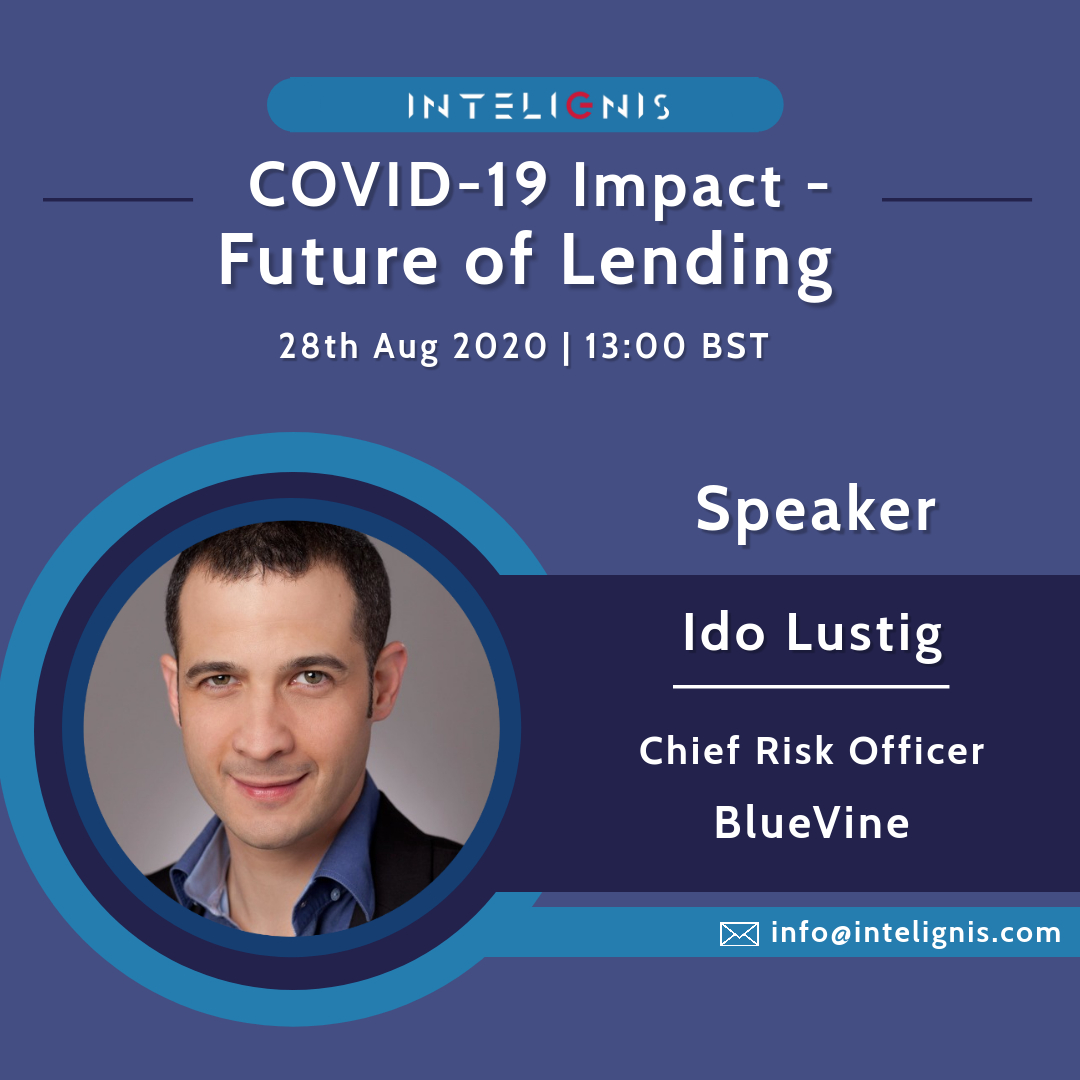 confxglobal's tweet photo. We're thrilled to have Ido Lustig as our speaker for the COVID-19 Impact - Future of Lending virtual event!!
Catch him live on 28th August 2020.
Registrations at - https://t.co/yjMsJX40ZW
#intelignis #futureoflending #fintech #bluevine #riskmanagement #p2plending #covil https://t.co/2sn8e1Sfgj