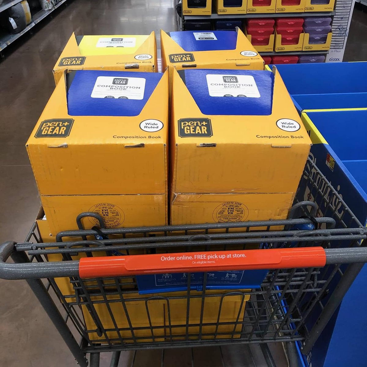 mgriffin_bmt's tweet photo. Thank you Beaumont Walmart for your donations to help support students @Brookside_ES.  Thank you for supporting your community during these tough times.  #BullfrogPride #BeaumontStrong https://t.co/TVrayEyk3f