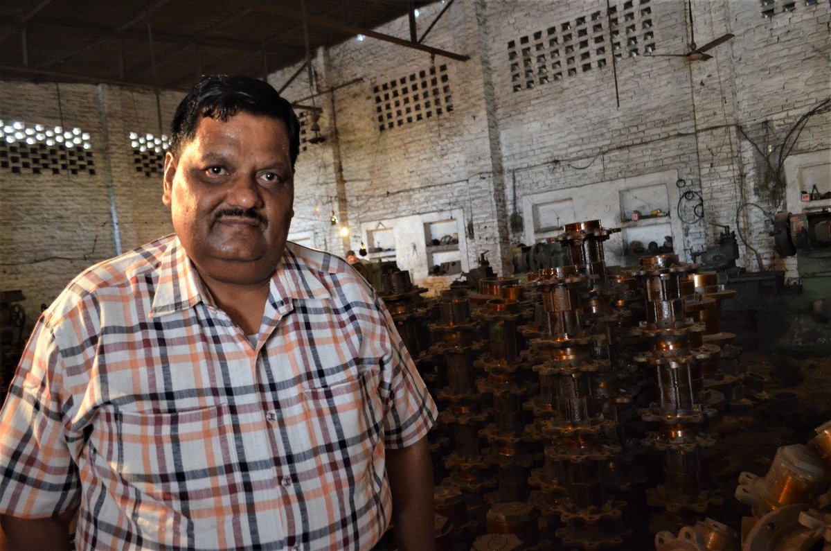 ProfKarunyakara's tweet photo. #DalitPower #bydalitscom #DalitCapitalism
Foundry Nagar, Agra:setup by second Gen Dalit Entrepreneur Mr Suresh Kumar, his *Samrat Agri Industries* makes 200/250 Steel Hubs for Tractor Trolley each day. The factory runs from two large Halls, Mr Kumar employs 36 workers. https://t.co/iNI8L3BSdE
