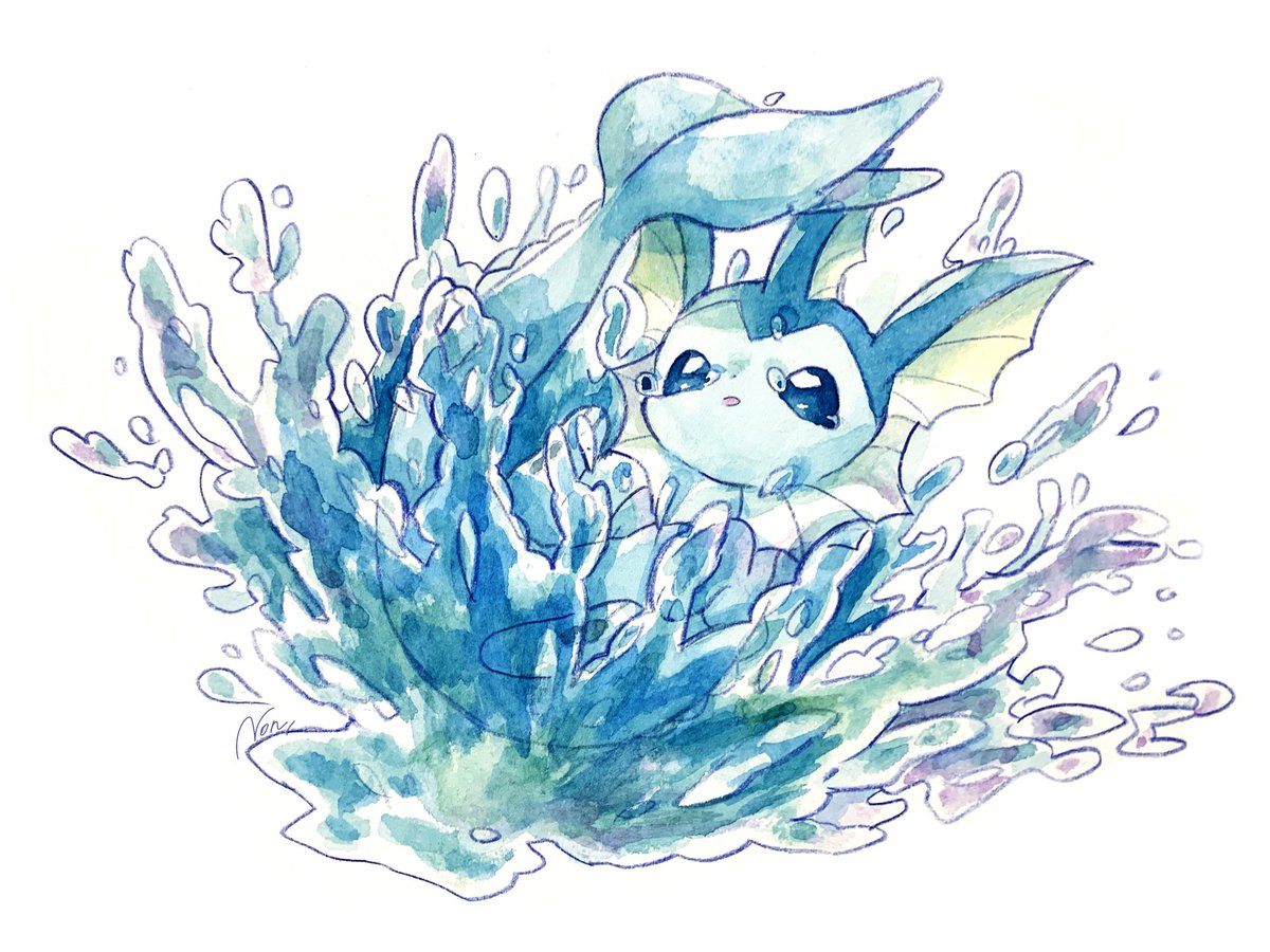 飛び散る ノンシャンのイラスト