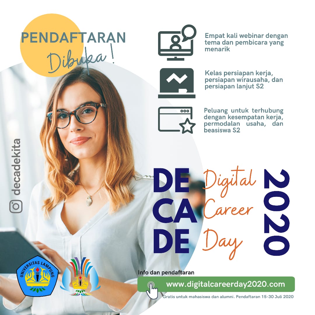 arjuned90's tweet photo. ayo Mahasiswa dan Alumni UNILA,,, 
ikutan Acara Paket Lengkap nih... 
pantengin IG-nya,,, 
jangan lupa daftar di websitenya... 

🙏 ❤ 😇 

#decadekita 
#UNILA
#UniversitasLampung https://t.co/ikwT9Ri5uE