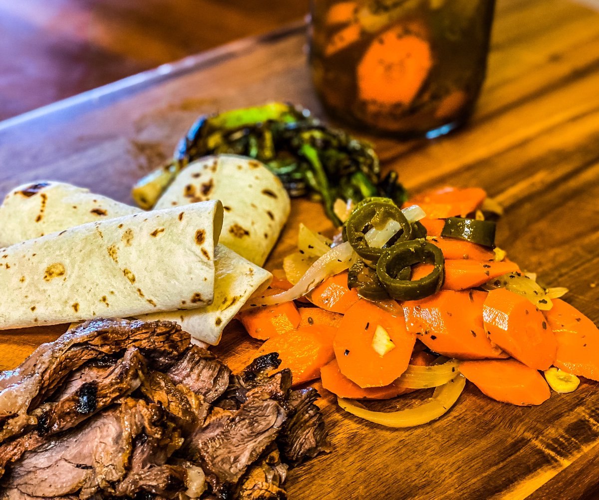 OnTheRoadEats's tweet image. Another Super Awesome #TacoTuesday steak style with fresh Spicy Mexican-Style Pickled Carrots @OnTheRoadEats #spicy #ontheroadeats #recipe