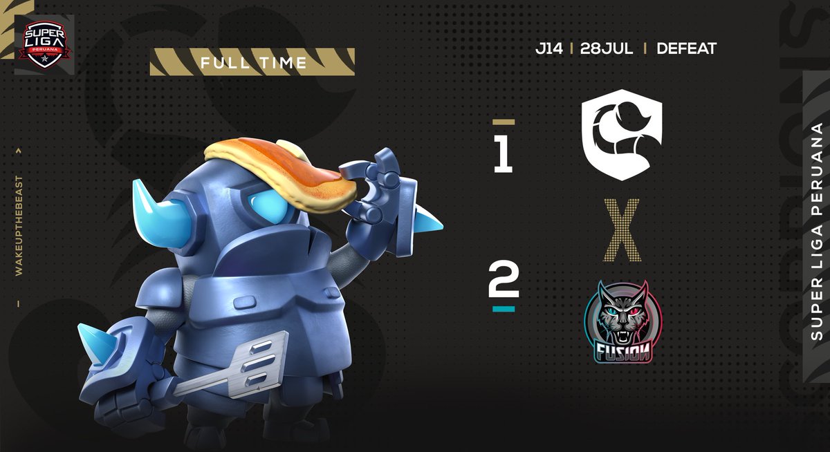 ScorpionsGG's tweet photo. 🦂 | #Derrota
⚔️ | @SuperLigasEGS
📰 | 1 - 2

Caemos el día de hoy ante @TeamFusionPE por la última jornada de la #SLPE, GG WP.

Y así finalizamos esta primera etapa, clasificando a Play Offs y a la Super Liga del Pacífico. 

#ScorpionsProud
#WakeUpTheBeast 
#SLPEConSCP https://t.co/rh3JfUICUW