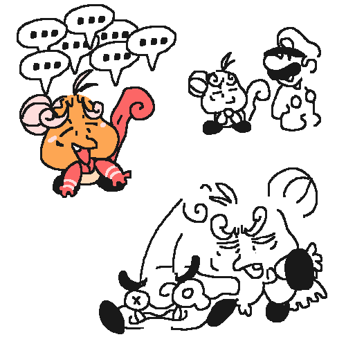 partner 1 is just a funny little grnadma. nothing more nothing less 