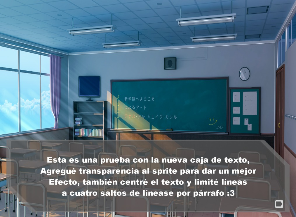NiCatDevs's tweet photo. "Your HighSchool Memories" screenshot, Visual Novel (La imagen del background será reemplazada porque es de internet) #visual #novel #indiegames #videogames #gamedev https://t.co/onZLvuUknE