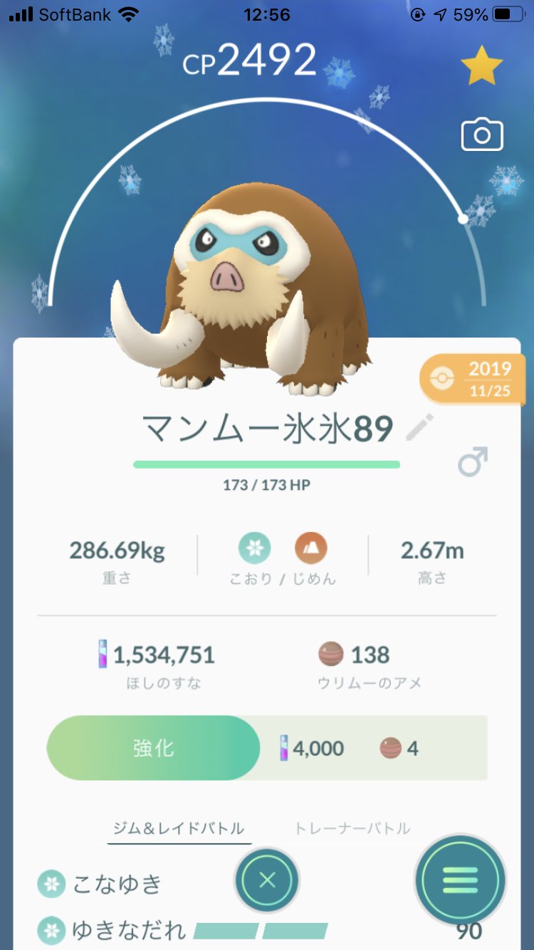 Mayu ポケモンgo垢 レックウザ対策で今いるマンムーを強化するべきか イノムー進化 強化するべきなんか分からない 飴そんなに無いしそもそもマンムーてそんな強化していいもんなんかな 優柔不断 Amp 初心者過ぎて強化あんま出来てないから砂だけが