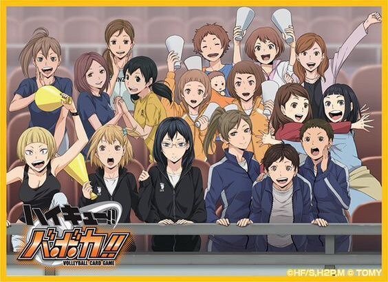 blessing your eyes with this picture of haikyuu girls