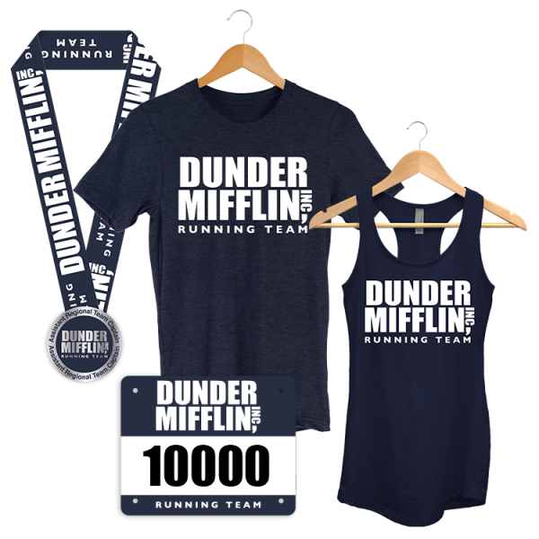 dunder mifflin running shirt