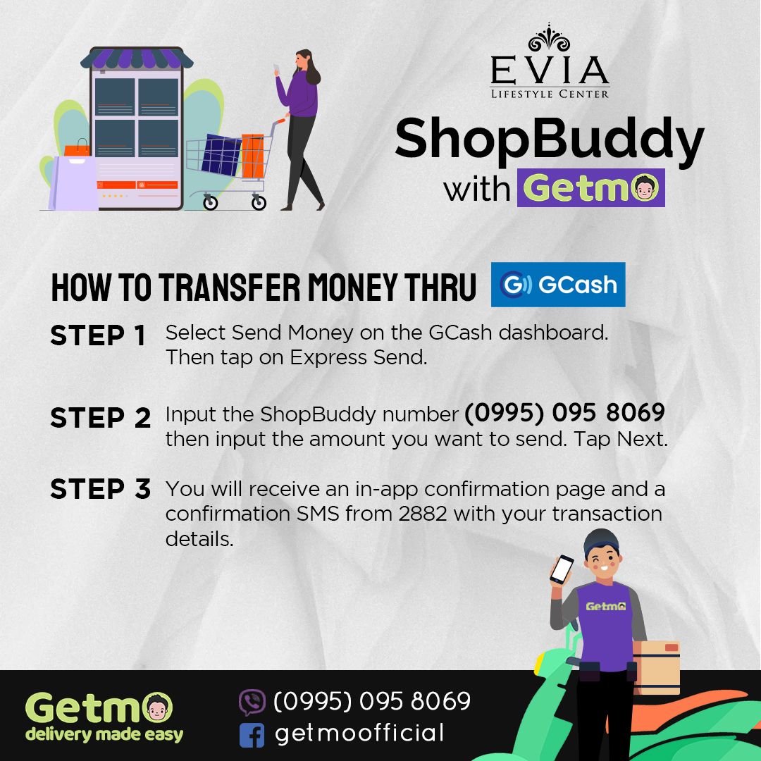 Here& #39;s howcto transfer money via the GCash app.Message us from 10am until 4pm! Viber: (0995) 095 8069