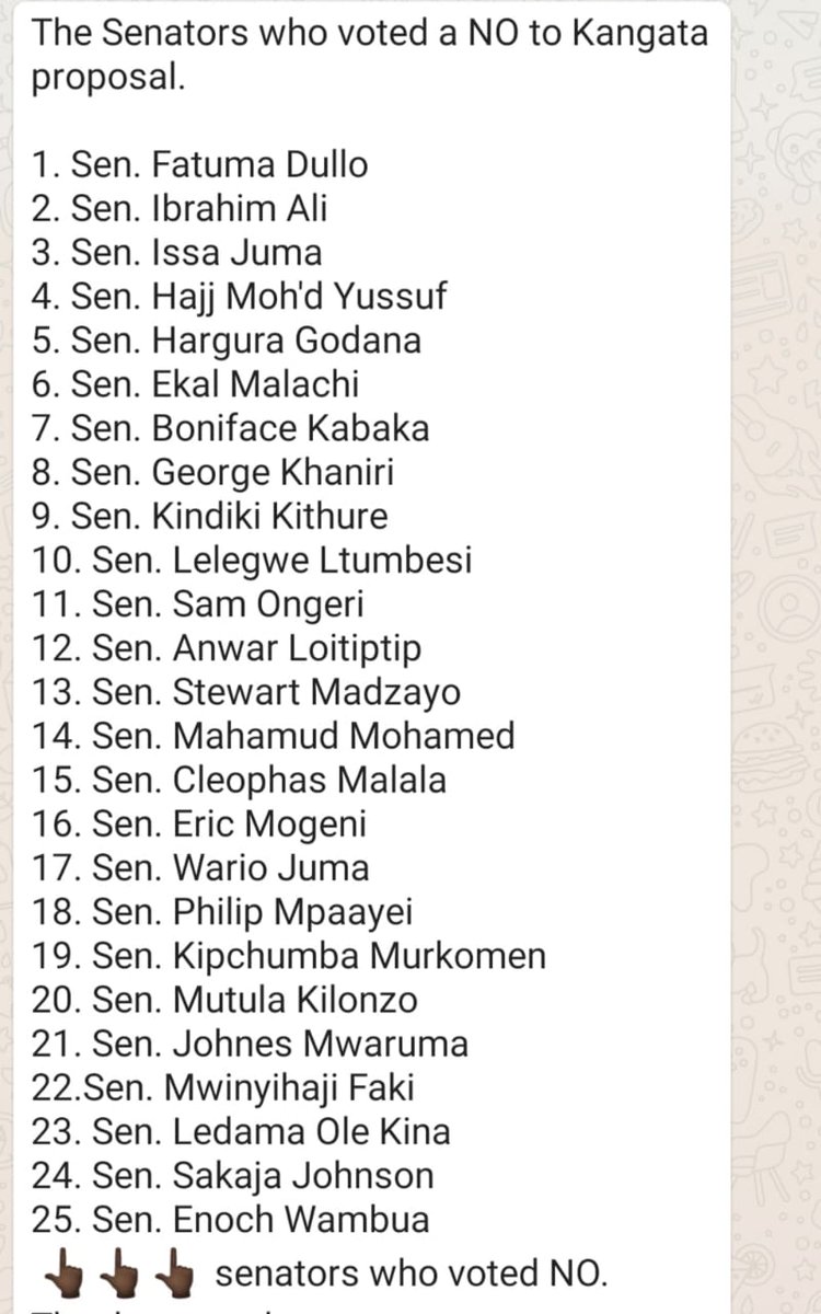 AbdikadirMohami's tweet photo. #Tangatanga Rift Valey (except @kipmurkomen) ; #BBI Nyanza and #MtKenya Voted together and LOST!!! 
Yote yawezekana....

@WMutunga @Wakabando @ledamalekina @makaumutua @WehliyeMohamed @SakajaJohnson @SenMutula https://t.co/cwW9gi5kZU