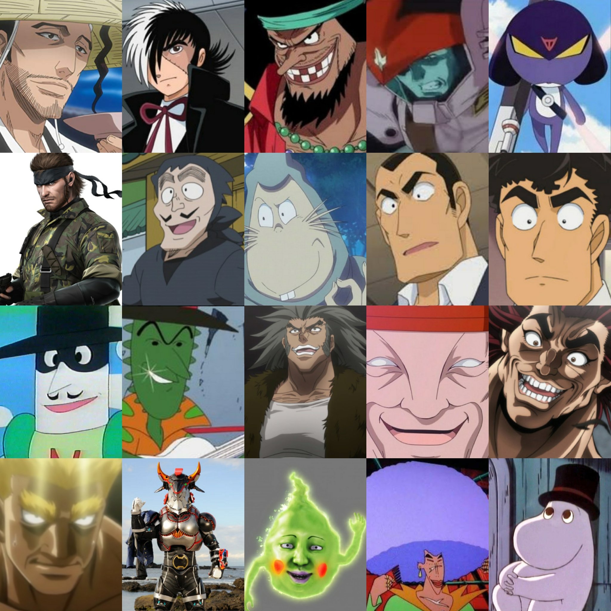 表沢良雄 おもてざわよしお 大塚明夫さんのキャラまとめ 推しキャラがいない場合はすいません 仮面ライダーセイバー の ナレーション T Co Snqmepokfh Twitter