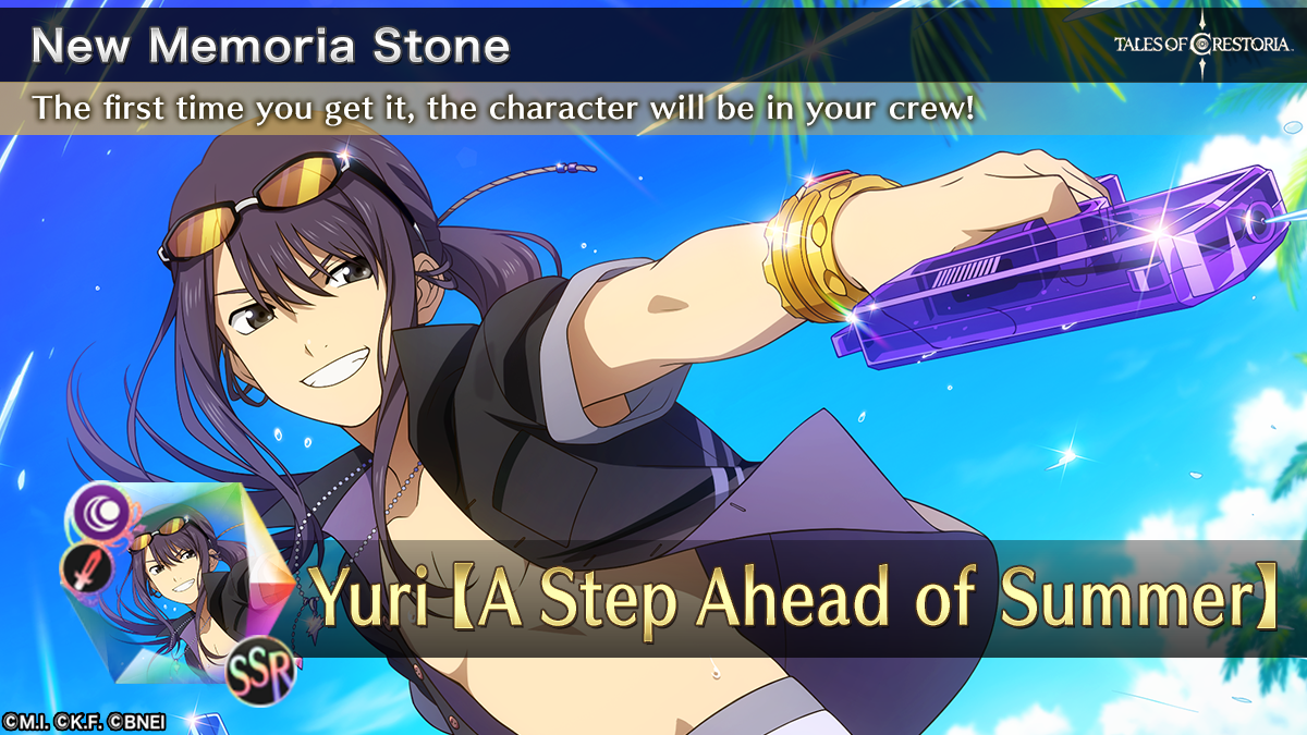 to_crestoria_EN's tweet photo. [Memoria Stone illustration🍉]
Thank you for the replies to the character predictions!

The right answer is..." #Yuri " and " #Rutee "!!

Be sure to check out the full illustrations and stats in the game!

#TalesOfCrestoria https://t.co/TBdpK6MO3f