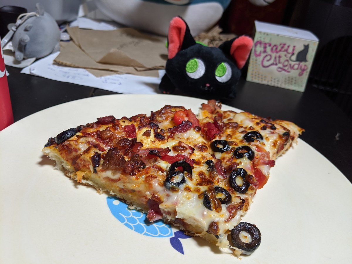 Thank you for buying my pizza I SPLURGED WITH DOUBLE CHEESE AND DOUBLE BACONvoid Purrmaid 