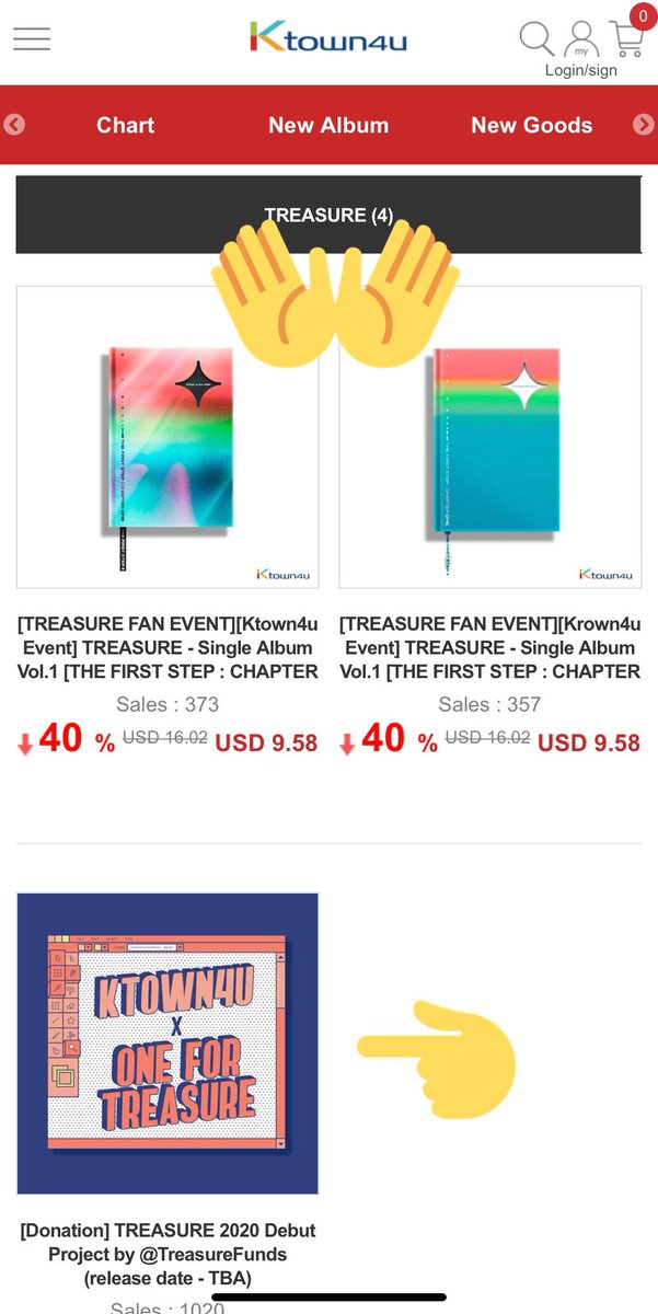 TREASUREunion's tweet photo. Please do not be confused. The above links are the direct purchase links for the respective version of the album. While the link below is for DONATION. These funds will be converted to Album Sales (Nonship Album) and will be donated in Korea.

@treasuremembers #THEFIRSTSTEP https://t.co/TY0dribGZG