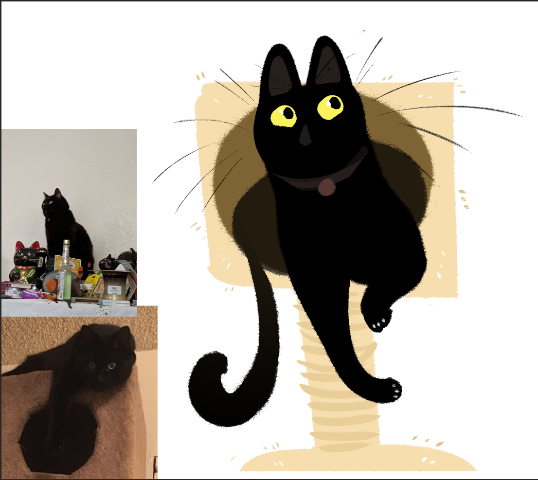 Snicket belongs to  @chiefqqueef and he is a spooky boy who likes his cat treesnickommission request by  @fightthethings