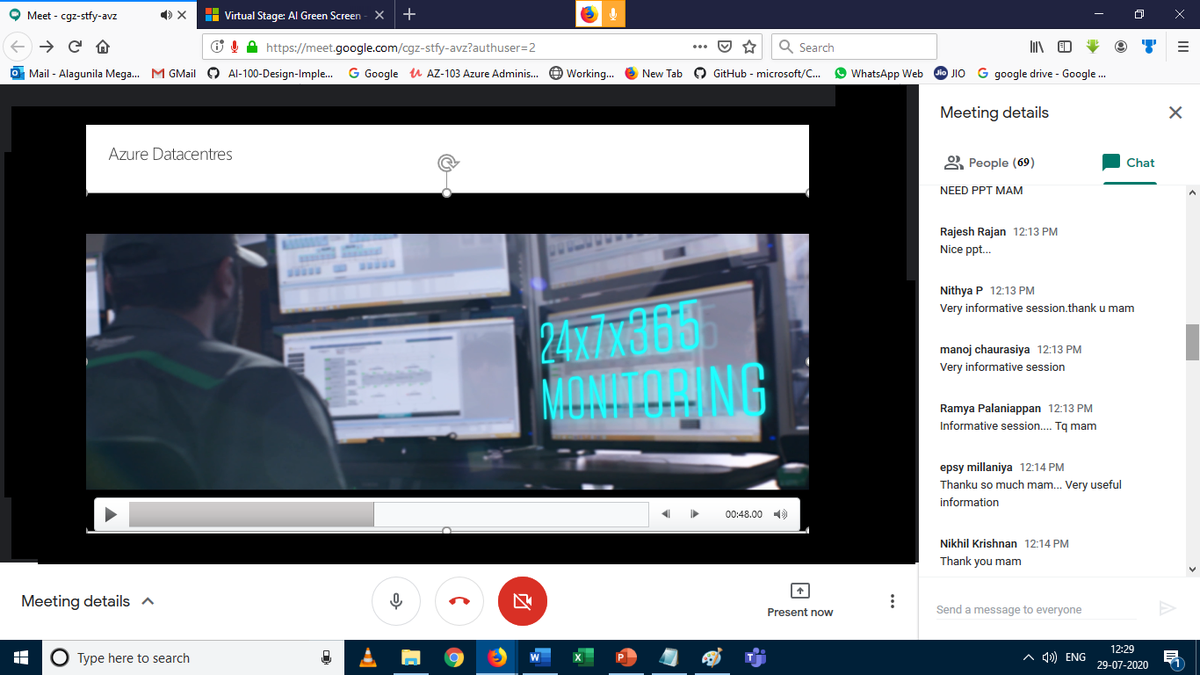 alagunilam's tweet photo. Today I have the delivered the webinar for the Faculties (Faculty Development Program) on "Exploring Cloud Infrastructure with Microsoft Azure" at Hindusthan Institute of Technology, Coimbatore.
#IndiaMVP #indiabuzz
#Azure https://t.co/GvLgHJffbT