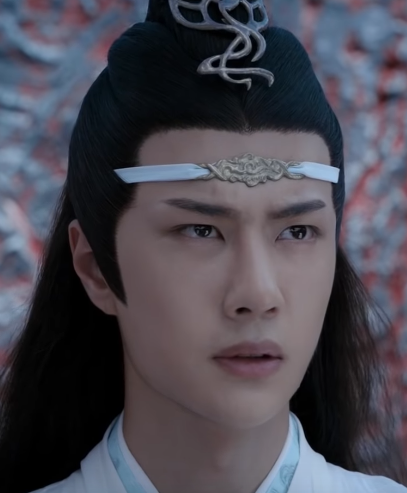 This boy is watching his man and he's afraid.