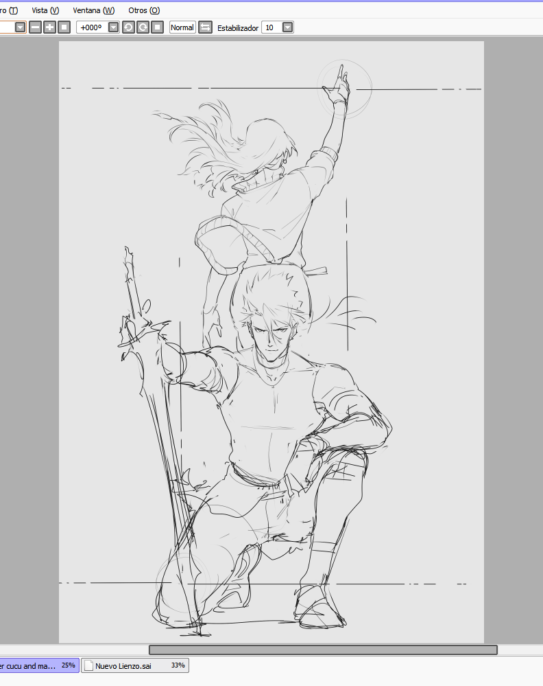 Wip Saber Cúcu and his master >.> 