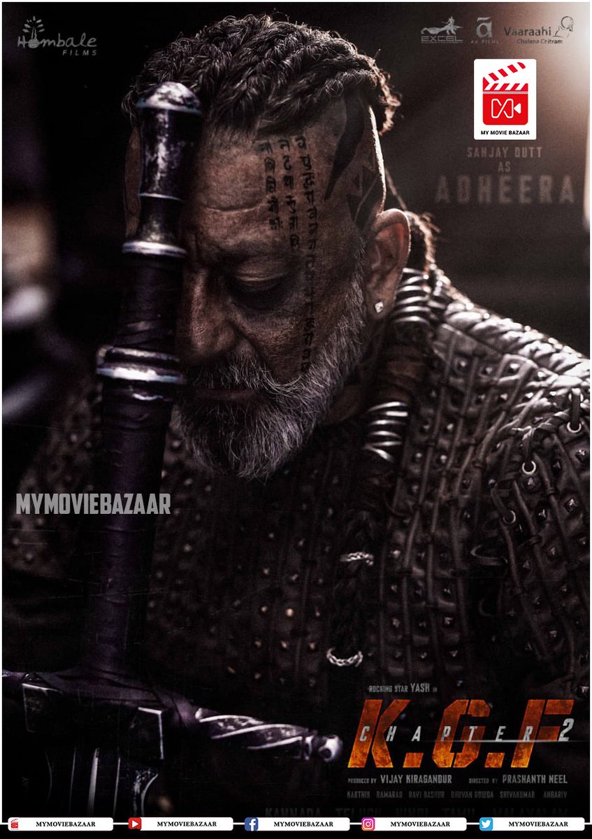 mymoviebazaar's tweet photo. #MymovieBazaar Wishing Happy Birthday To #SanjayDutt #kgfposter #KGF2 #yash #PrashanthNeel #HombaleFilms #RaviBasrur #BhuvanGowda #SrinidhiShetty
#HBDSanjayDutt #bollywoodsongslovers #sandalwoodmovies #Kannada https://t.co/eNJyubgABP