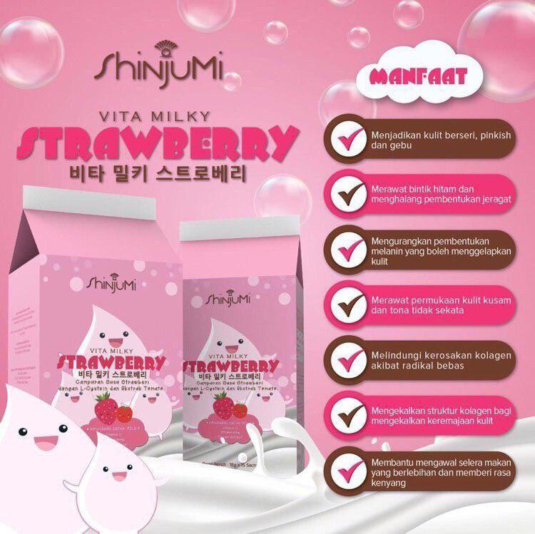 brushesbynaz's tweet photo. Hi guys admin open slot untuk 5 orang 1 Box (15 Sachets) Shinjumi Vita Milky RM69 termasuk postage tau 🥰 sis akan guide kauorg untuk dapat healthy skin and flawless  

#Shinjumi #HealthySkin https://t.co/01IwoKUYhx