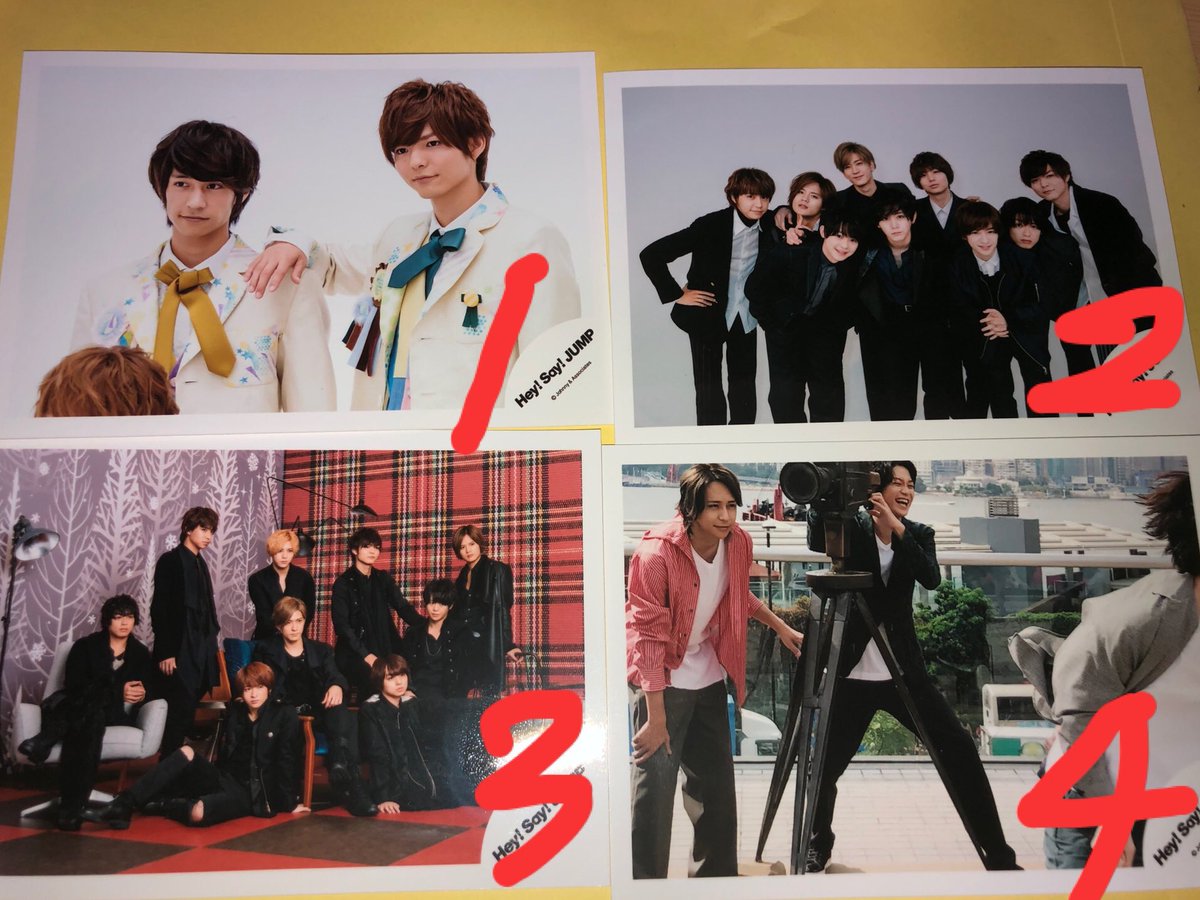 Mami23022761's tweet photo. 譲:Hey!Say!JUMP写真(1.2枚目)交換
　譲渡の際(1枚¥100〜)
【メルカリ、ラクマ通し】

求:同種髙地優吾
(個人、混合、フォトセ)←【同数取引】

画像3枚目、4枚目の髙地優吾関連
↑【写真1:デタカ厚紙3〜】

買取はしておりません。
#jump_譲 #Myojoデタカ交換2020 
#jump_交換 #jump_求 #SixTONES求 https://t.co/kEXZNjZZpL