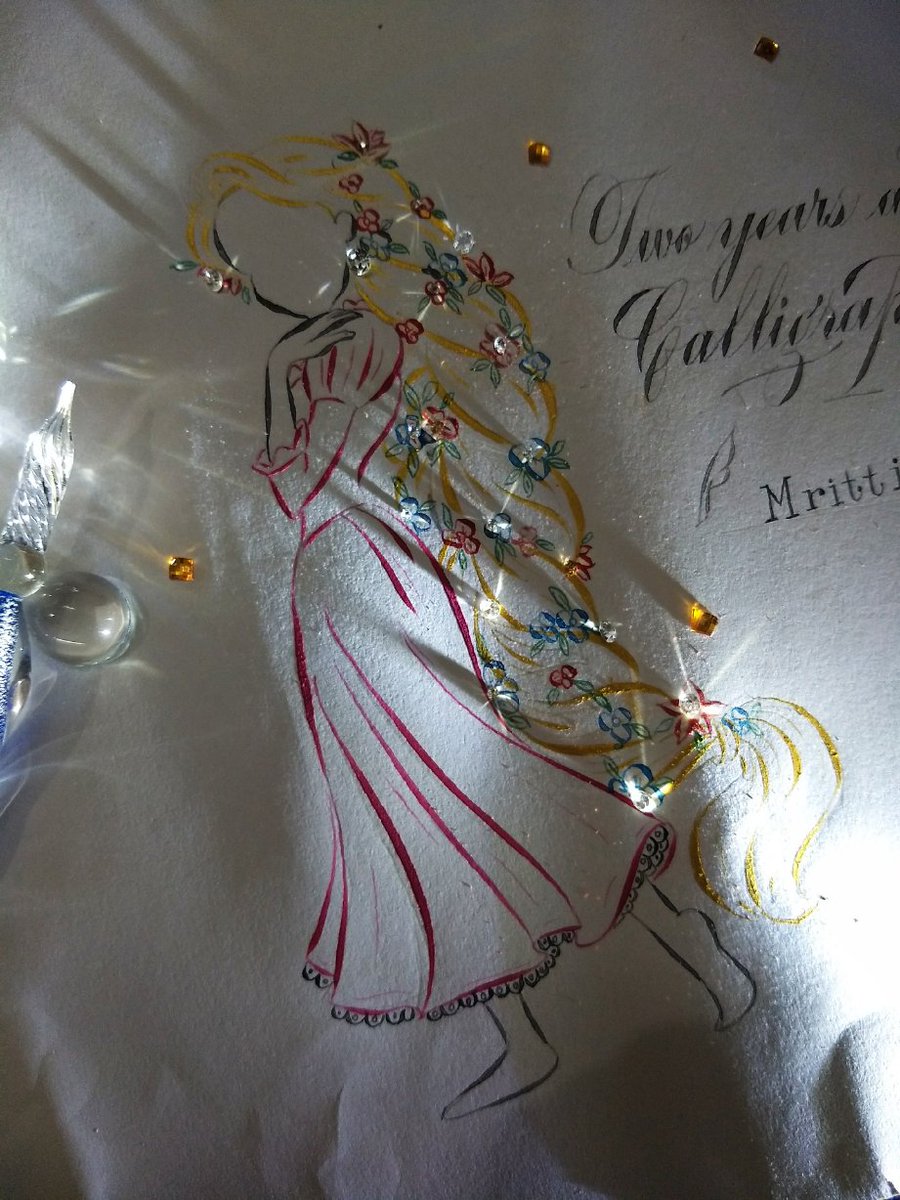 happy_alphabets's tweet photo. #calligraphy #RapunzelsTangledAdventure  #Indian https://t.co/ie5TcFayvP