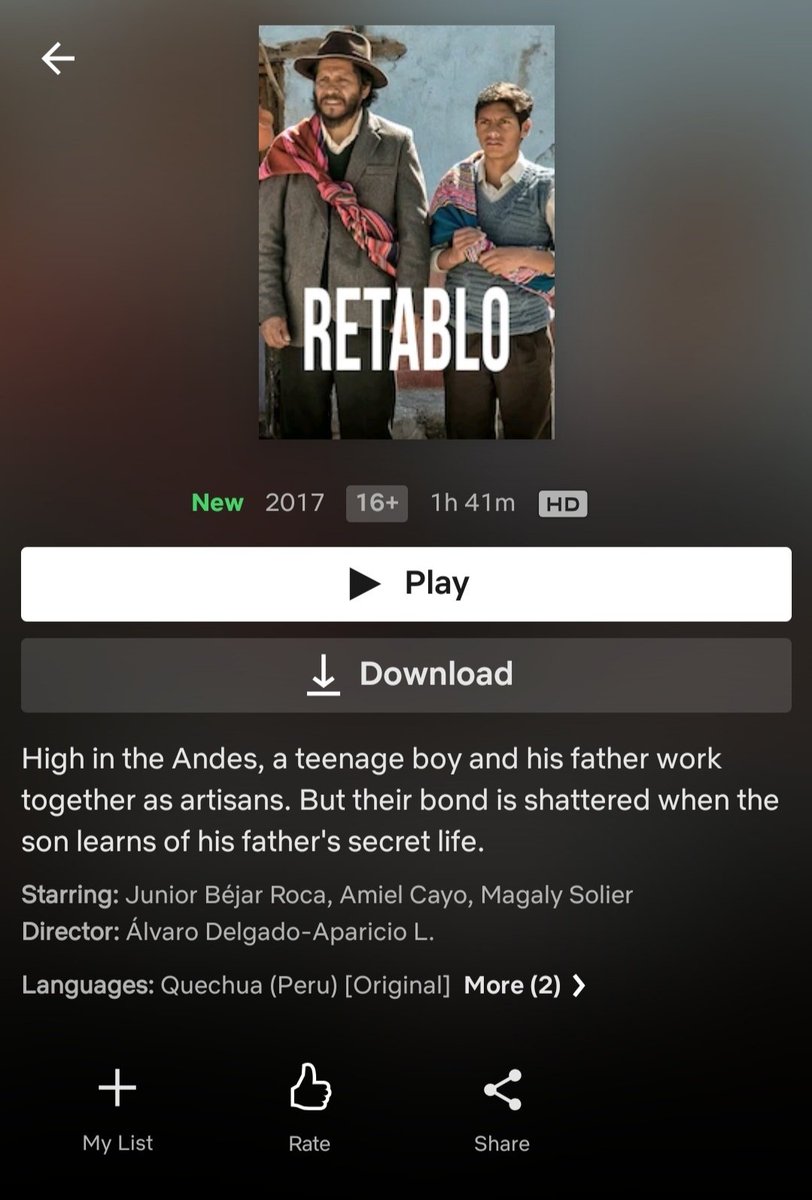 . <a href="/PeliculaRetablo/">Retablo La Película</a> ya está disponible en <a href="/NetflixLAT/">Netflix Latinoamérica</a> 
Regalo de Fiestas Patrias
#Retablo