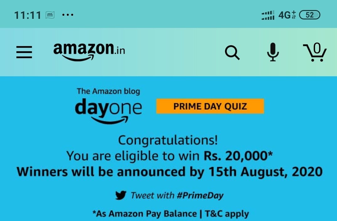 sureshbansode's tweet photo. #PrimeDay @amazonIN I'm eligible to win 20,000 https://t.co/jM8og9S3AD