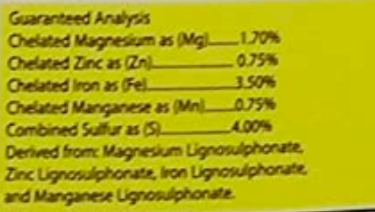 I believe in Canada  fertilizers must display a "guaranteed minimum analysis" on the packageUsually on the back, this is the one for the micronutrient product listed above- all fertilizer products should have it, & you should pay attention to themAlso note "Derived from: "