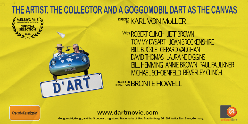 karlvonmoller's tweet photo. My feature doco D'Art is still streaming until the 2nd of Aug at the Melbourne Documentary Film Festival here: https://t.co/yc0niFaYdt
Last chance to see it for some time
#goggodartmovie #mdff2020 #MDFFest https://t.co/mlvLHfVK9I