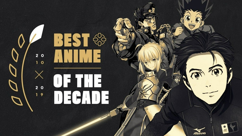 IGN's tweet photo. The Best Anime of the Decade (2010 - 2019) https://t.co/A1JMJzWVJx https://t.co/m58nRmIbNW