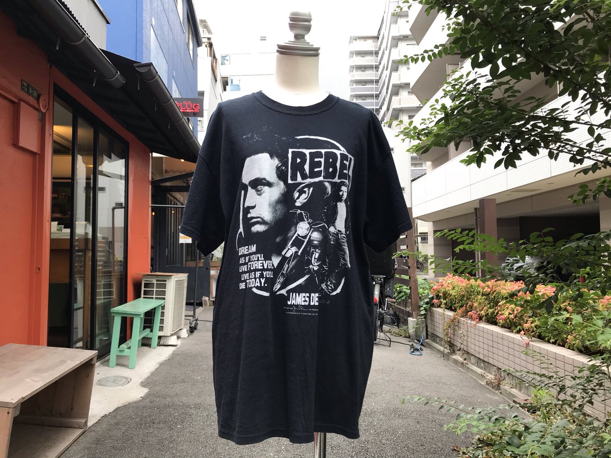 orange_1105's tweet photo. 📽NEW ARRIVAL📽James Dean cotton print t-shirt。(商品の問い合わせはDMにてお待ちしております📩) https://t.co/WrA5urrqu2