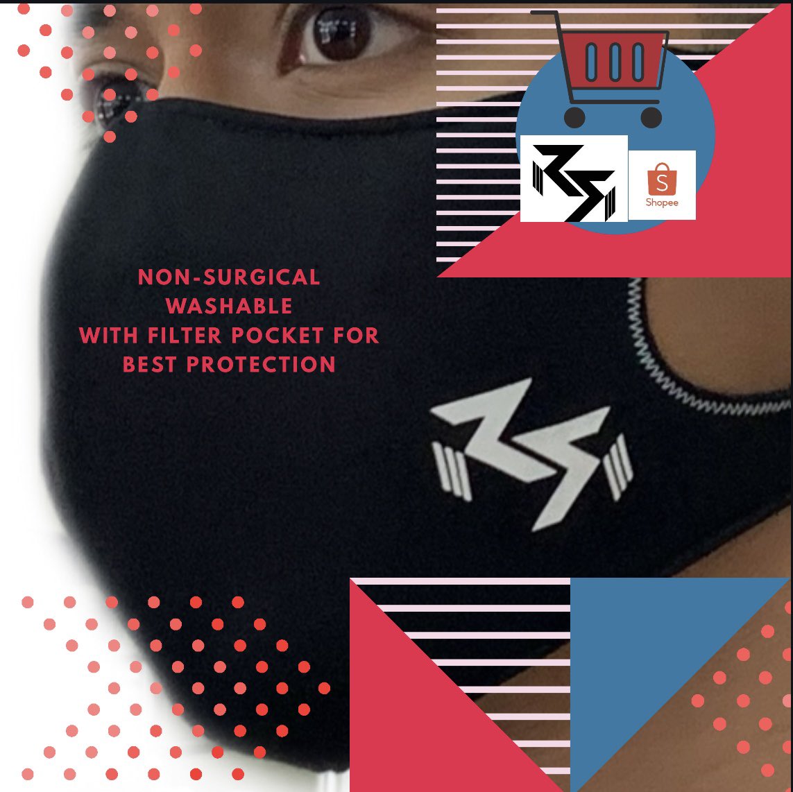 officialrr25's tweet photo. NOW AVAILABLE on SHOPEE!
RR25 Fashion Mask 😷

✅ Non Surgical 
✅ Washable 
✅ With Filter Pocket for Best Protection 
✅ With Adjustable Head Band for Perfect Fit 
✅ Available in Black and Maroon 
✅ Only 50 pcs Limited Introductory Stocks 
✅ Nationwide Delivery thru Shopee https://t.co/fK6soMf263