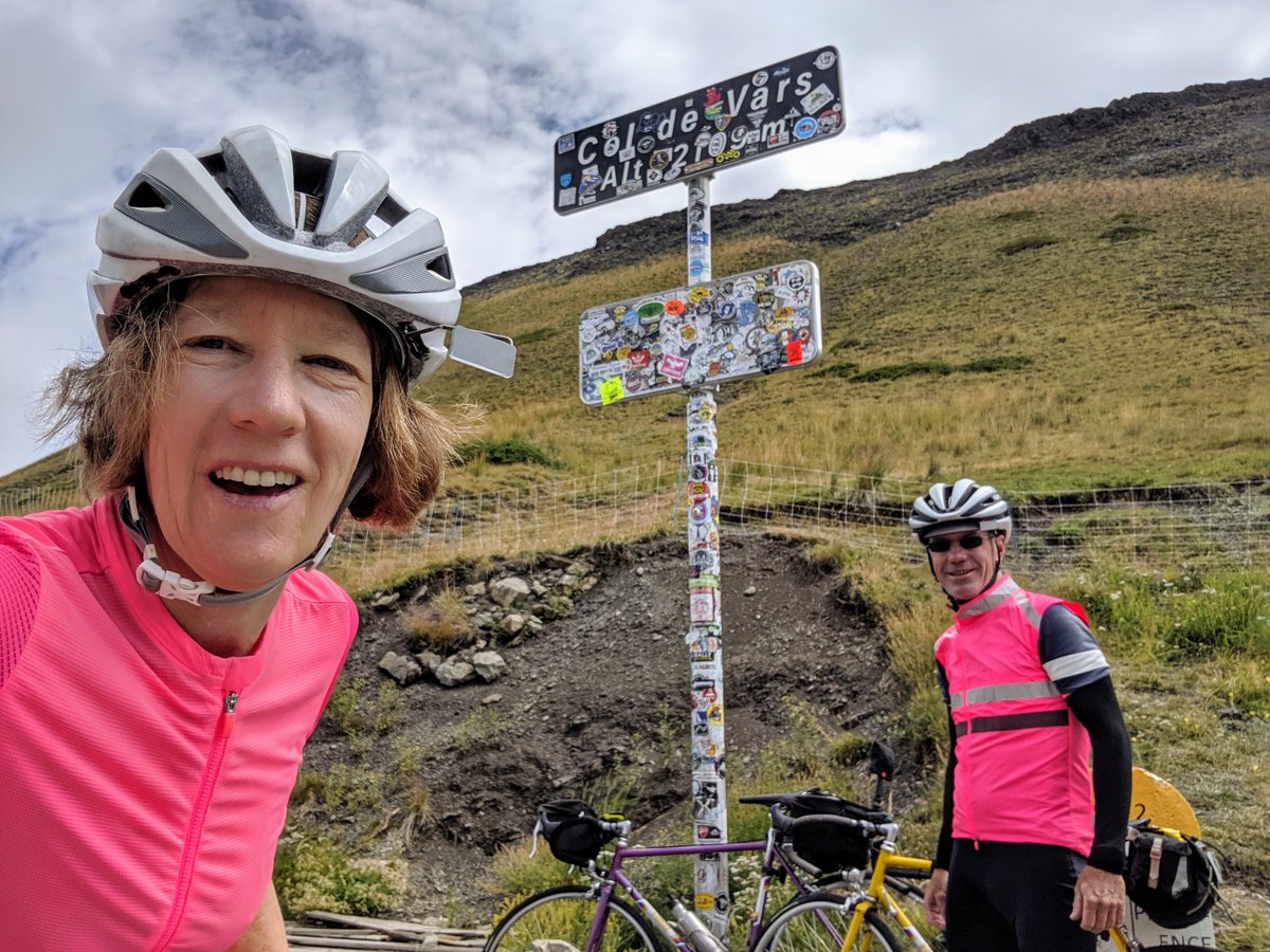 StacyKTweets's tweet photo. #Thistimelastyear Day 25 of 35 - 100 Cols Tocht - World's Toughest Bike Tour w @SuperFly508 unsupported! 59 miles & 9000' - Cols de Vars & Izoard! Met amazing Italian #cyclist on the climb! #cyclotour #cycling #100Cols #CentCols https://t.co/n8L0JR2LWx https://t.co/NrWRT2Oi5Y https://t.co/NeJWd2iTfK