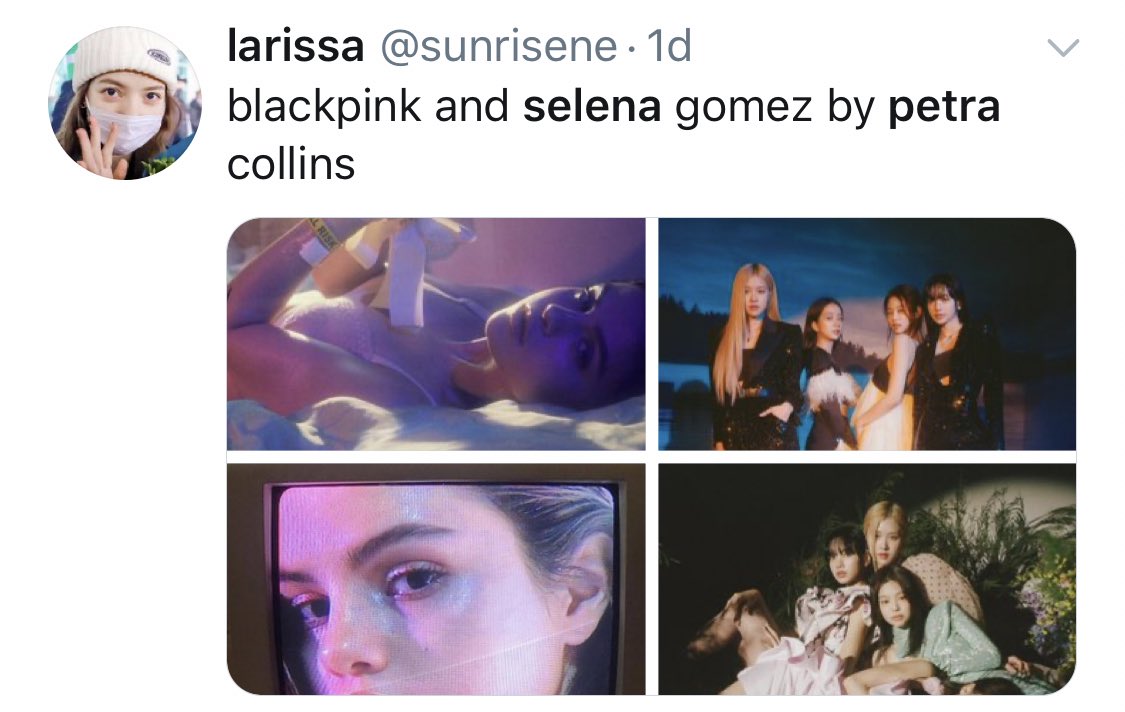 Petra Collins has also hinted to being excited for a new project with Selena on Selena’s birthday, which can possibly be with BLACKPINK since she worked with the artists before.