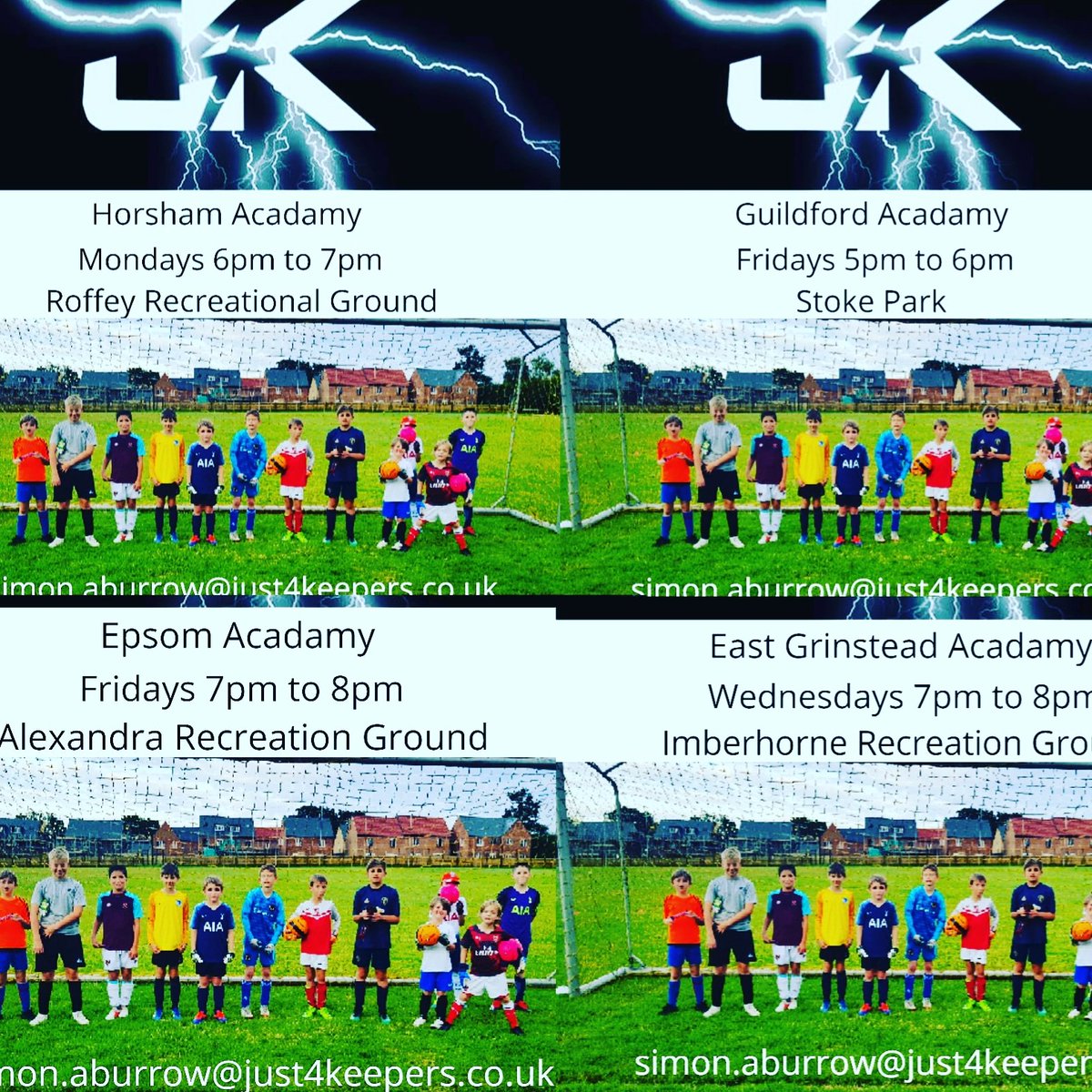 J4kSurrey's tweet photo. 1 year since our first session! We wouldnt have thought in 1 year we'd have helped over 100 keepers and 4 venues open 💪
Thank you to all the parents and clubs that have helped us 👍 
#goalkeeping #horsham #guildford #epsom #eastgrinstead #football #j4k #gkunion #just4keepers https://t.co/lDCI3aoaBH