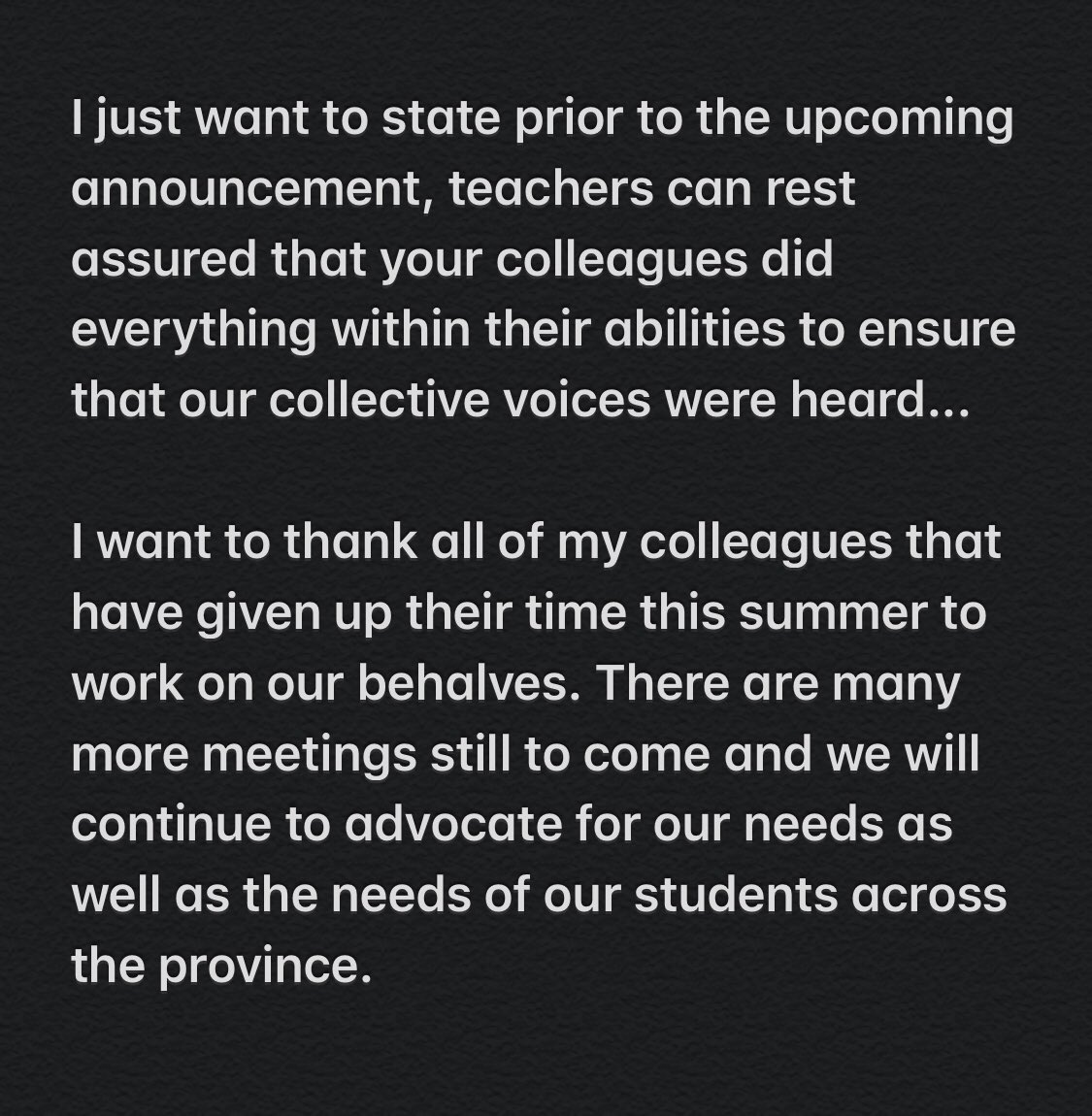 #BCEd #BCPoli #ittakesateacher