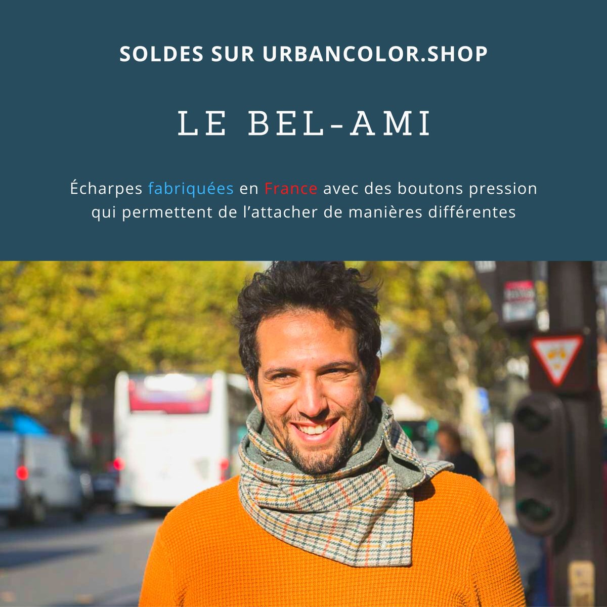 URBANCOLORFR's tweet photo. Trouver son Bel-Ami  👉 https://t.co/1E1Ign5PJe 
#soldes #solde #sale #sales #echarpe #foulard #fabricationfrançaise #madeinfrance #fabriqueenfrance https://t.co/z6zD7bjFIY