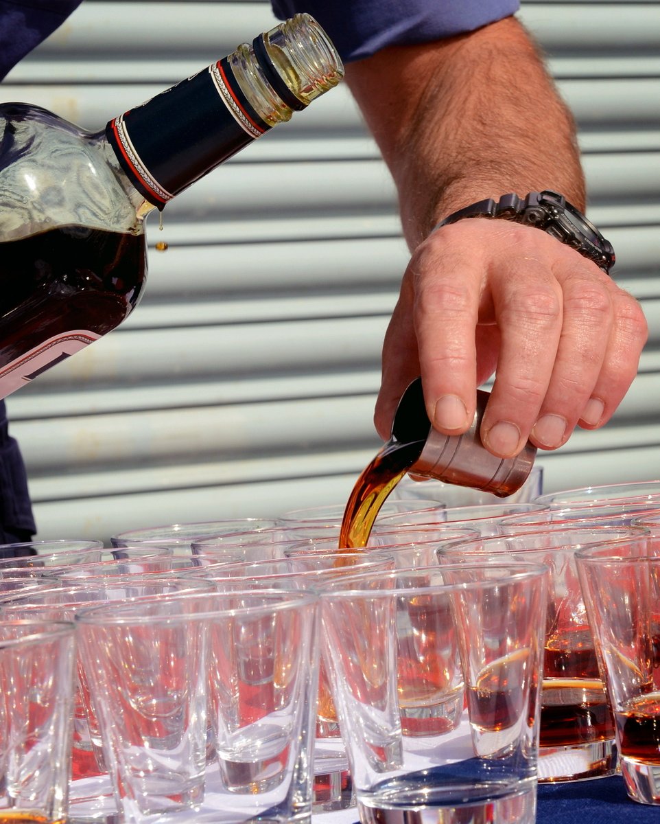 COMUKMCMFOR's tweet image. Who said we got rid of rum rations?

The daily ration of rum may have been abolished 50 years ago today, but we still enjoy the occasional toast. 

@RoyalNavy @Pussers #drinkresponsibly