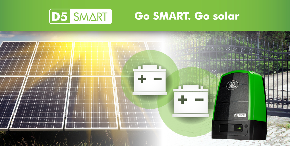 askCenturion's tweet photo. Our new D5 SMART gate motor is completely solar-ready, so you can go off-grid and still enjoy its many fantastic features, including reliable 24V battery backup. Read more: https://t.co/1CMt15DoIR #CenturionSystems #D5Smart #GateMotors #Solar #Loadshedding https://t.co/bNMRlnxbb8