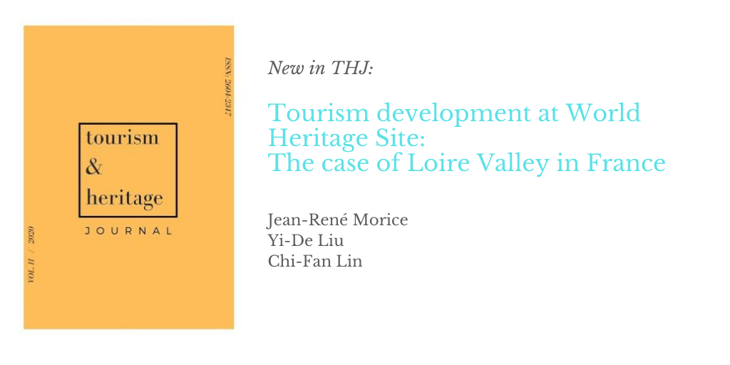 Now available online: "Tourism development at World Heritage Site: The case of Loire Valley in France" 

You can read it here 👉revistes.ub.edu/index.php/tour…

#Worldheritagesite #France #Heritage #Culturaltourism