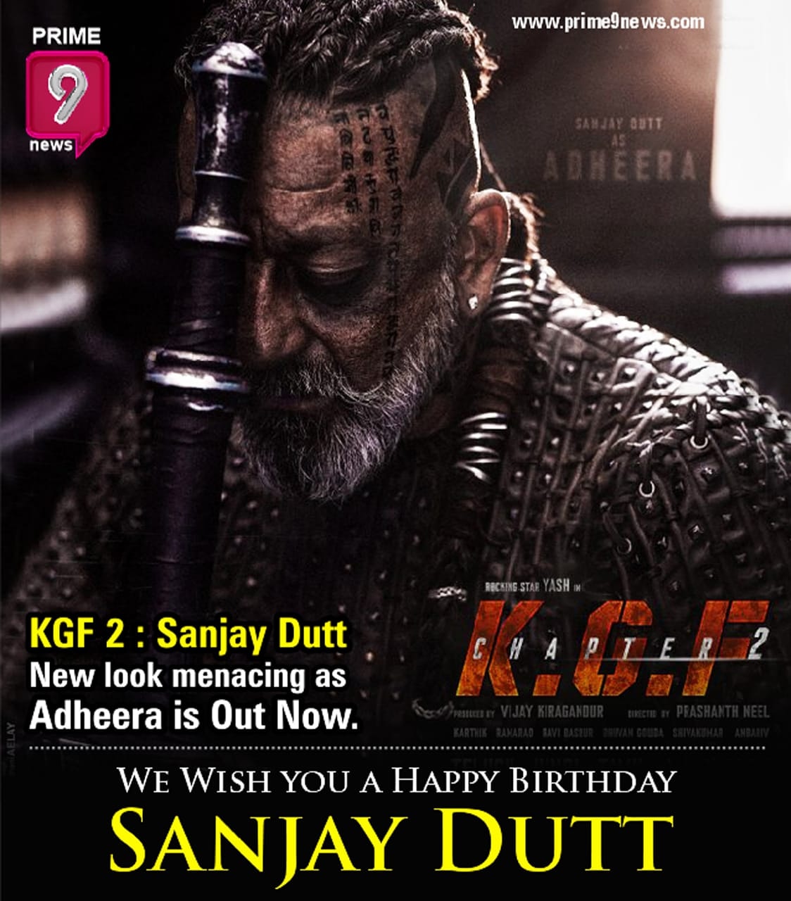   Happy birthday Sanjay Dutt 